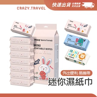 迷你濕紙巾 濕紙巾 純水濕紙巾 口袋型濕巾 小包濕紙巾 濕巾 隨身包濕紙巾 擦手巾 出遊/野餐/露營 隨身濕巾 兒童濕巾