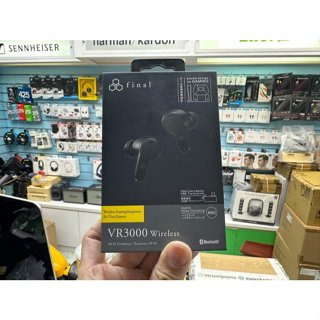 禾豐音響 領卷現折＋加送耳機收納硬盒 日本 final vr3000 wireless 真無線電競降噪耳機