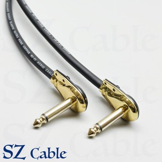 手工 6.3TS L型 彎頭 短導線 吉他 貝斯 Bass 扁頭 短導線 音源線 麥克風線 效果器