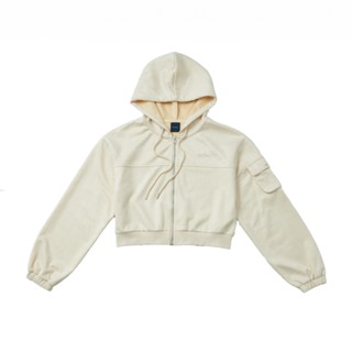 NCAA 刺繡LOGO 短版外套 米白 女 7452114001