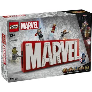2580【台中翔智積木】LEGO 樂高 超級英雄 Super Heroes 系列 76313 漫威人偶標誌盒