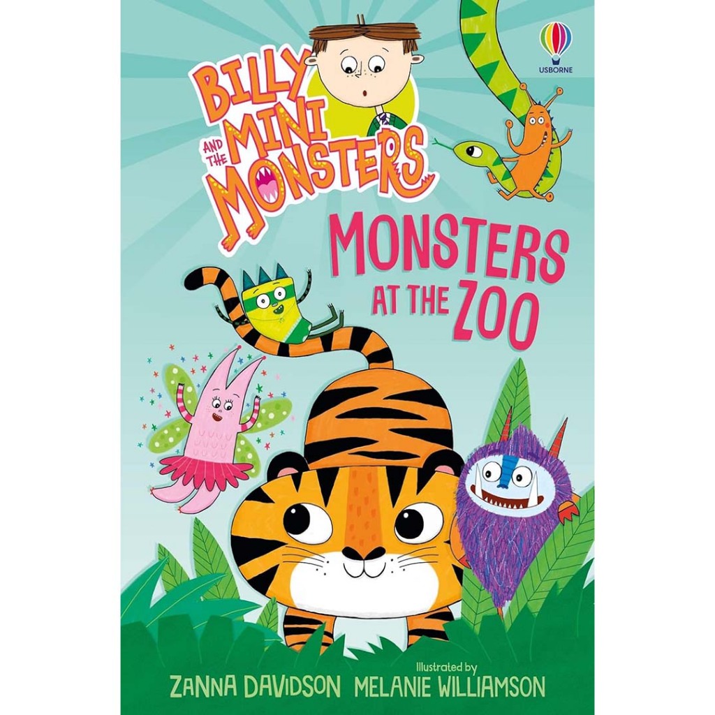BILLY AND MINI MONSTERS 15:MONSTERS AT THE ZOO彩色英文橋梁書