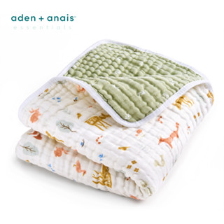 【Aden & Anais】經典四層紗厚毯/彩墨田野