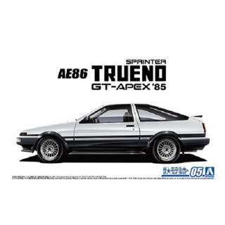 AOSHIMA 青島 1/24 豐田 AE86 SPRINTER TRUENO GT-APEX 1985 汽車模型