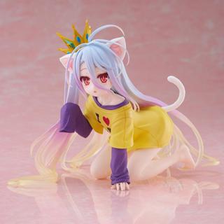 (TAITO) 景品 遊戲人生 白 貓耳T恤ver. Desktop Cute公仔 (模力虹)