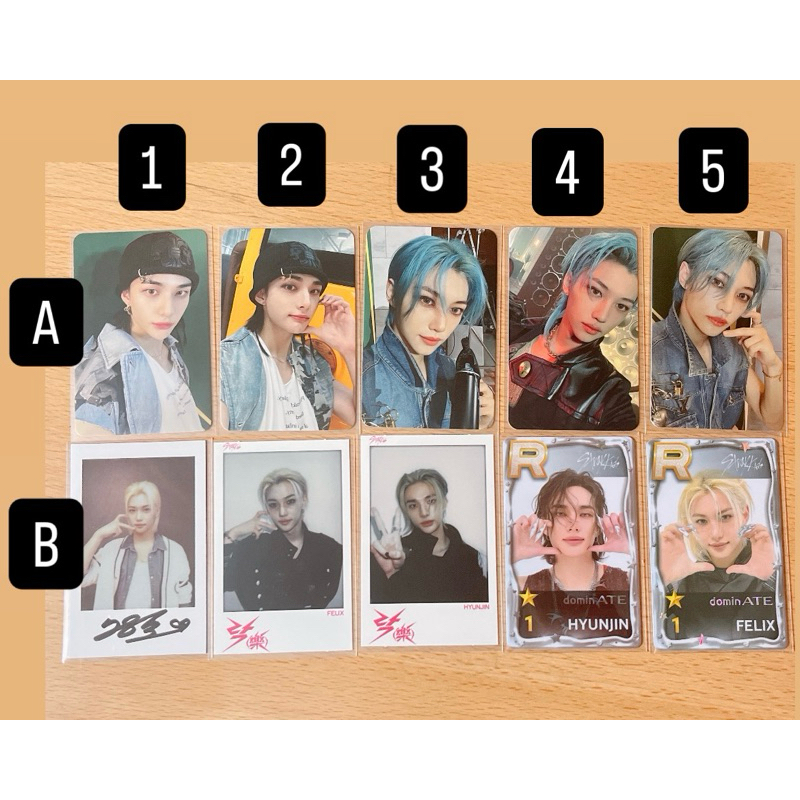 Stray kids ATE世巡 首爾場 音遊卡 辰菲 鉉辰 龍馥 hyunjin felix 小卡 特典