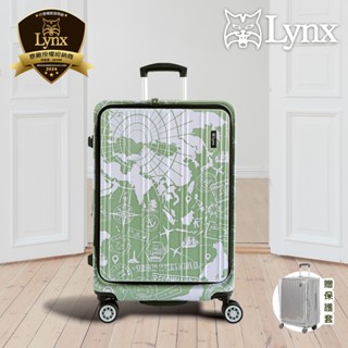 Lynx/美國山貓/TSA海關鎖/雙開地圖郵戳行李箱/前開行李箱/20吋登機箱/25吋/29吋行李箱