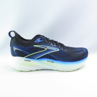 BROOKS 1104452E002 男慢跑鞋 Glycerin 22 甘油系列 2E楦 黑x鈷藍【iSport愛運動】
