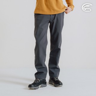 ADISI 男Softshell撥水保暖長褲 AP2421024 石墨灰 (M-5XL)｜2L 刷毛 搖粒絨 防潑水