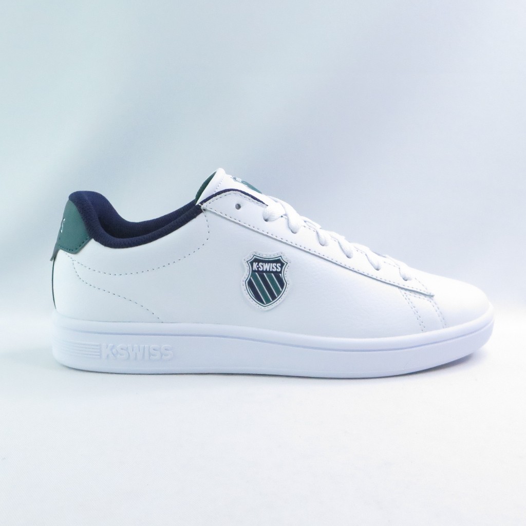 K-SWISS 04412985 Court Shield II 男款 休閒鞋 白/藍/綠【iSport愛運動】