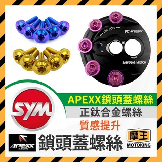 摩王👑APEXX 鎖頭蓋 鈦合金螺絲 apexx鎖頭 螺絲 APEXX鎖頭蓋螺絲 鎖頭蓋螺絲 鈦合金螺絲