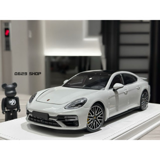 1/18 Porsche Panamera Turbo S 水泥灰 保時捷模型車 收藏品 1：18帕拉梅拉 保時捷周邊