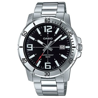 CASIO (MTP-VD01D-1B) 運動休閒風 大錶面男指標錶