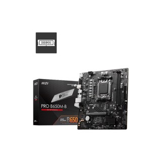 MSI微星 PRO B650M-B【M-ATX/AM5腳位】主機板