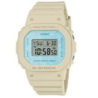 【CASIO 卡西歐】G-SHOCK 自然風格 柔和優雅 清新黃藍 經典方型 GMD-S5600NC-9 40.5mm