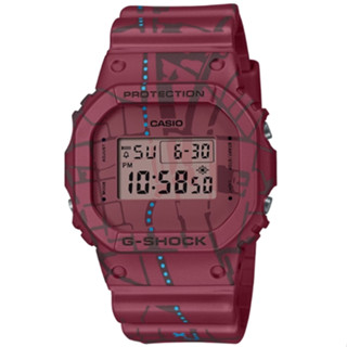 【CASIO 卡西歐】G-SHOCK 澀谷尋寶 街頭復古風電子錶 DW-5600SBY-4 42.8mm
