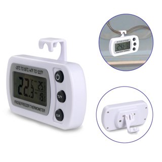 【臺灣出貨】冰箱專用電子溫度計 耐低溫防水防濕 帶磁鐵磁吸帶掛勾 測溫器 精準測溫冷凍冷藏冰櫃室溫
