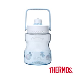 【THERMOS膳魔師】輕水瓶1200ml 大耳狗甜甜圈篇(TCSS-1200CN-DMBL)