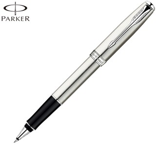 【Penworld】法國製 PARKER派克 商籟鋼桿白夾鋼珠筆 P0789490