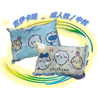 🪨 吉伊卡哇 寢具 中枕 快樂旋律 可愛集會 成人枕頭 小枕 午睡枕 抱枕 靠枕 枕頭 正版 Chiikawa