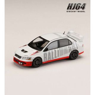 Hobby JAPAN 1/64 三菱 LANCER EVOLUTION 7 GSR 拉力版 蘇格蘭白 東海模型