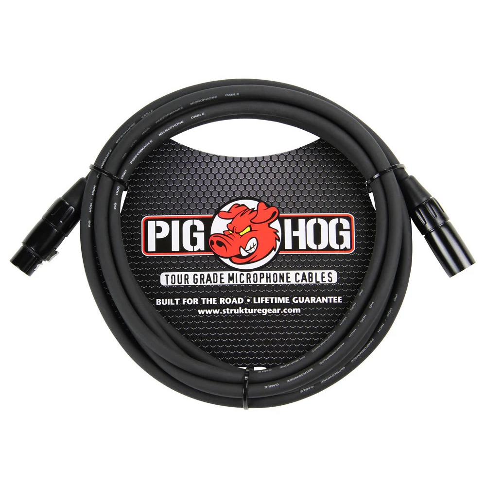 Pighog / PHM系列 麥克風導線 XLR (6ft/10ft/15ft/20ft/30ft) 【ATB通伯樂器】