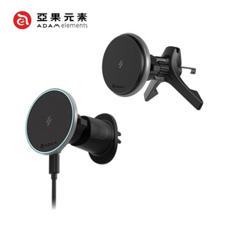 隔日到貨🚚【亞果元素】CQ1/CQ2 Qi2 15W 極致版車用磁吸充電器 車用手機充電支架 Magsafe手機架 亞果