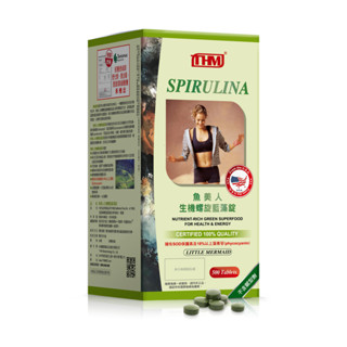 臺灣康醫 魚美人生機螺旋藍藻錠 500錠/瓶 藍藻多種營養素調整體質 下單6瓶送1