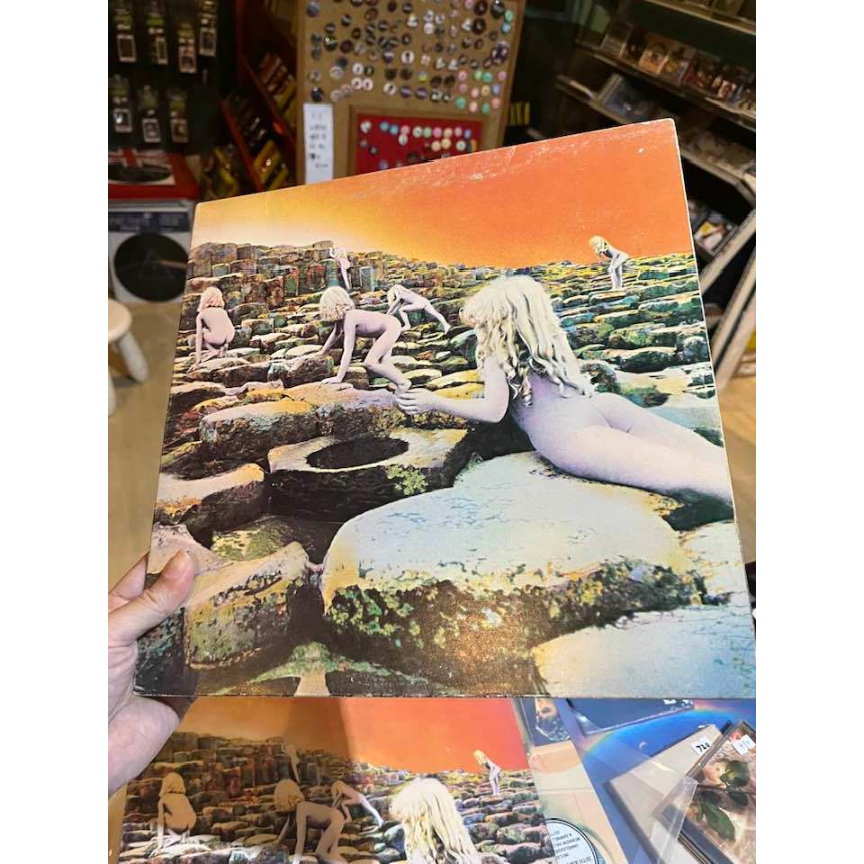 Led Zeppelin (5) Houses of Holy 1973 USA 盤 首版 舊版 黑膠 LP