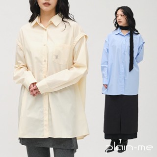 plain-me [saako 多穿法] 襯衫 休閒襯衫 長袖襯衫 4way [saa3319-251]