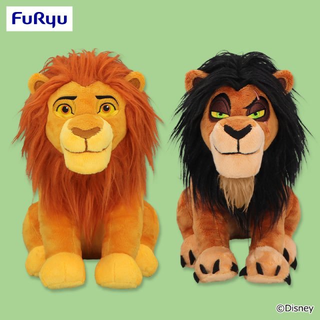 特價中 日本景品~迪士尼 Disney 獅子王 The Lion King 刀疤 木法沙 辛巴 娃娃 玩偶 大娃 現貨