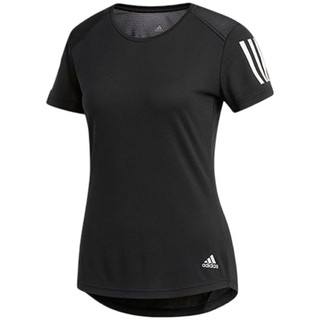 adidas Climacool 愛迪達短袖運動上衣 女 M 黑