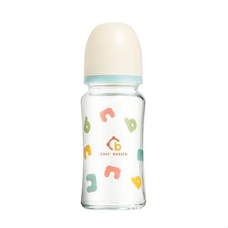 奇哥CHIC BASICS耐熱硼寬口徑矽玻璃奶瓶 240ml(BNA56300C) 203元