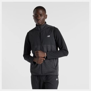 NEW BALANCE 背心 NB 黑色 拼接 運動 發熱背心 男 MV51200BK