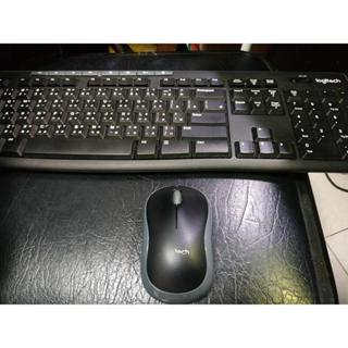 羅技logitech M185滑鼠+K270鍵盤+接收器 MK270R 無線鍵鼠組 正常良品