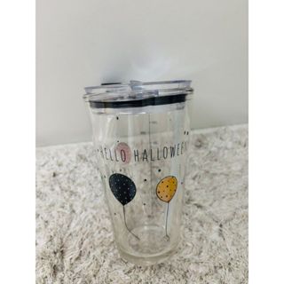 玻璃水杯（當天出貨）刻度玻璃杯 450ML 附矽膠吸管