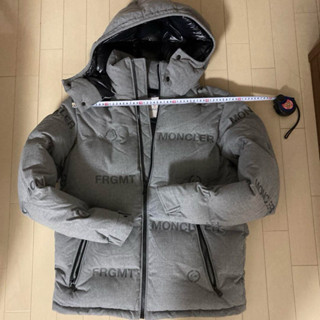 moncler x fragment 藤原浩 聯名 羽絨外套 ⚡️logo 灰色 M