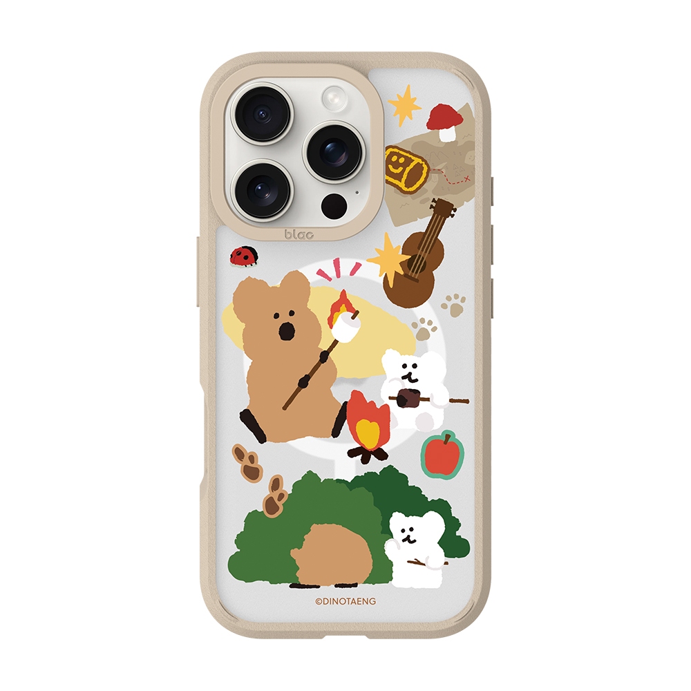 【TOYSELECT】DINOTAENG經典-森野物語極光霧透MagSafe iPhone手機殼