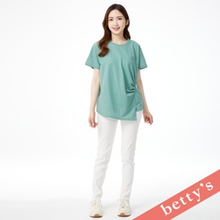 betty’s貝蒂思(41)顯瘦修身美腿彈性長褲(米白)