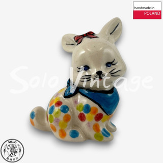 【SOLO歐洲家居】波蘭陶 Vena 9cm 兔子擺飾 琉璃萬花筒系列 入門款 居家裝飾 生日禮物 復活節