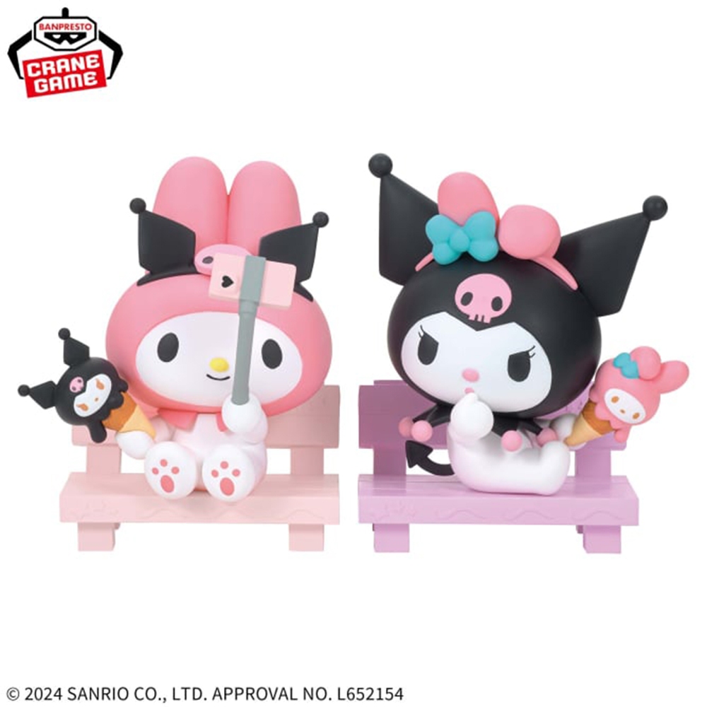 BANPRESTO 三麗鷗 美樂蒂&酷洛米友好回憶公仔
