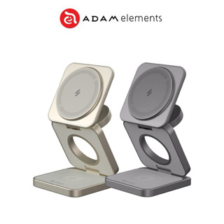 Adam 亞果元素Mag 3 Pro Qi2 三合一折疊式旅行磁吸無線充電座