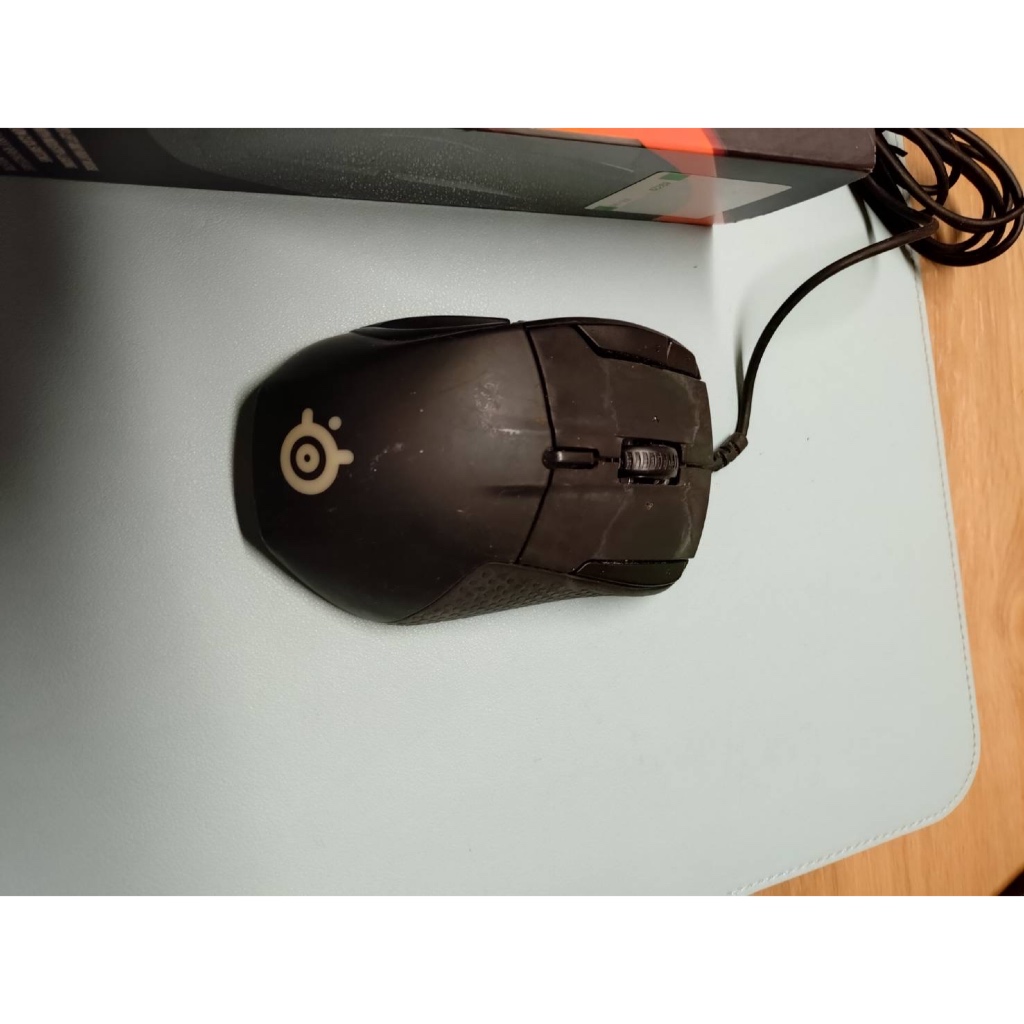 steelseries RIVAL500 RGB競爭者光學滑鼠 BSMI(中古,正常使用)