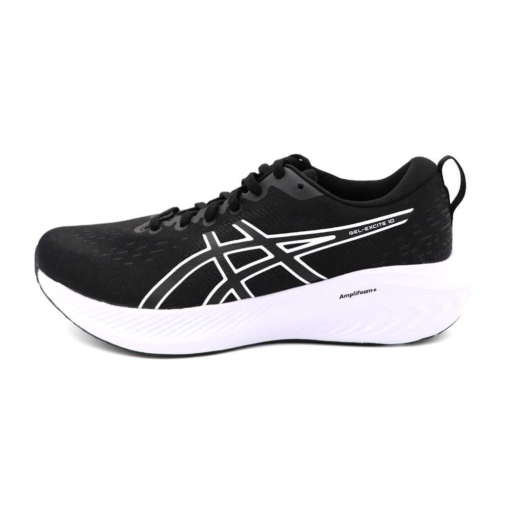 Asics GEL-Excite 10 黑白 寬楦 網布 休閒 運動鞋 女款 J2903 (1012B420-003)