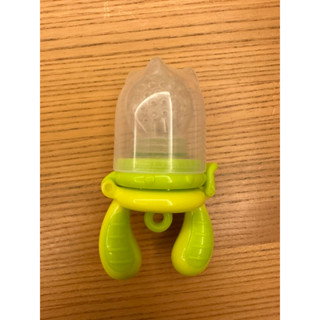 ［二手］英國Kidsme咬咬樂輔食器+ 全新替換濾嘴（L號）