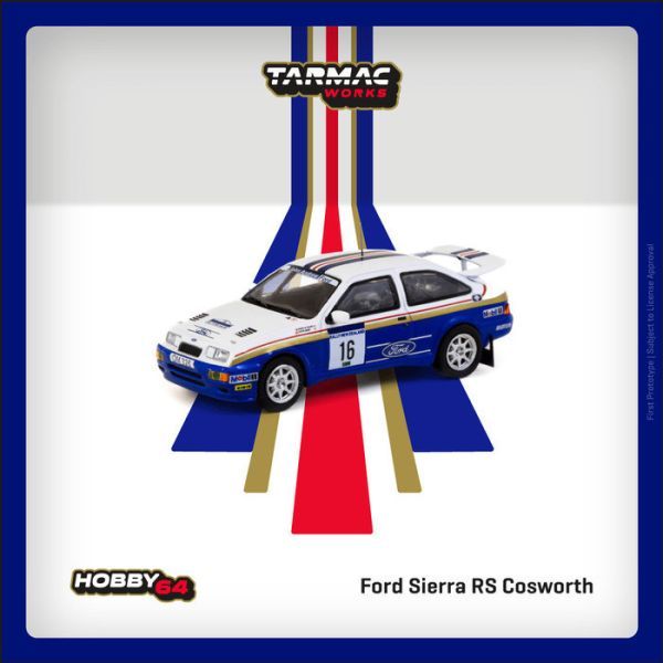 TARMAC WORKS 1/64 福特 Sierra RS Cosworth 紐西蘭拉力賽1989 參戰車 東海模型