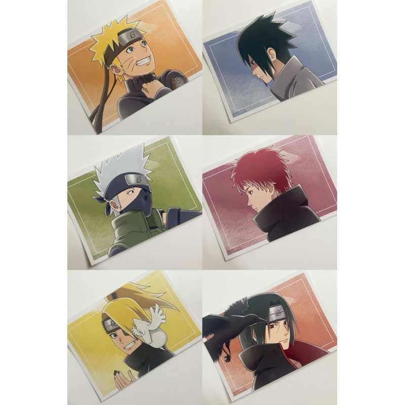 火影忍者Naruto 步伐特典相卡 鳴人 佐助 卡卡西 鼬 迪達拉 蠍