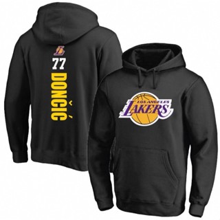 🔥唐西奇Luka Doncic東契奇帽T長袖連帽T恤上衛衣🔥NBA球衣湖人隊獨行俠小牛隊運動衣服棉T大學T男籃球衣B18