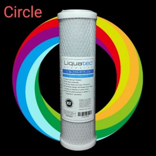 [CIRCLE淨水]美國 Liquatec 10英吋CTO 塊狀活性碳濾心CB-250-975-10 RO濾芯第2&3道