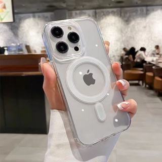 i16冰晶超薄 磁吸透明殼 防摔手機殼 適用蘋果iPhone 16 15 14 13 12 11 Pro Max保護殼